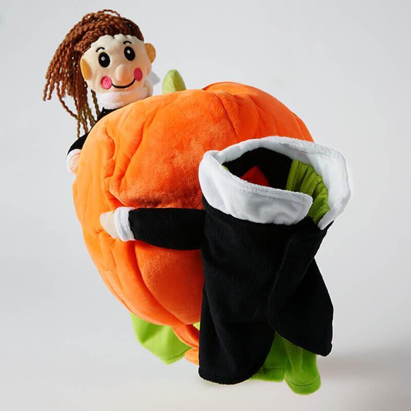 Entzückendes Kürbis-Hundekostüm – Bereit für Halloween! 