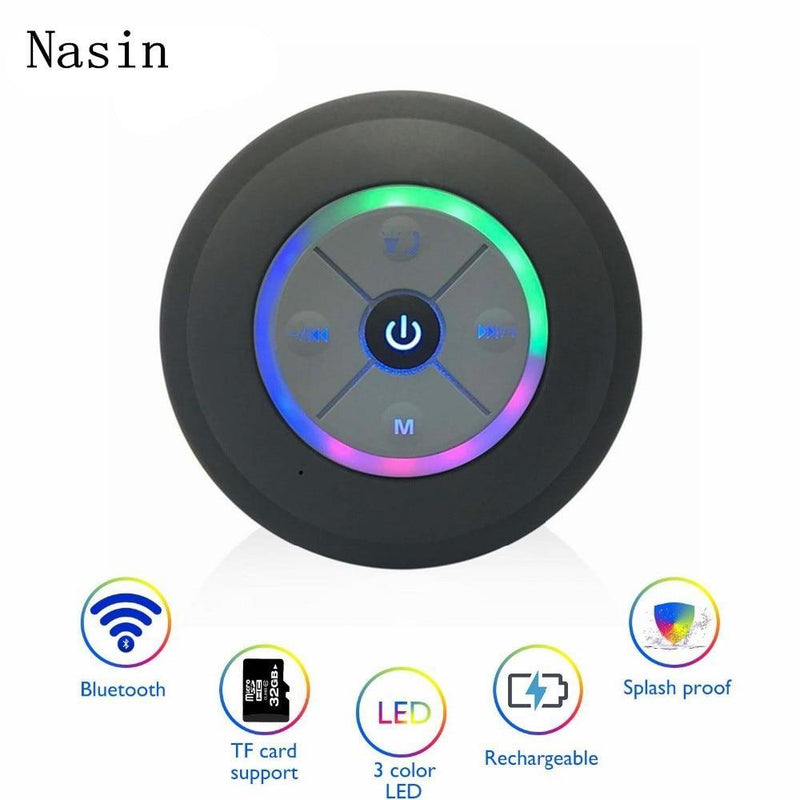 Waterproof Bluetooth Shower Speaker - Dance & Take Calls in the Shower!