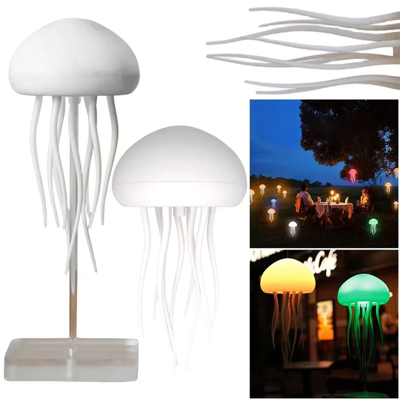 Jellyfish LED Ambient Lamp – Voice-Controlled Color-Changing Mood Light