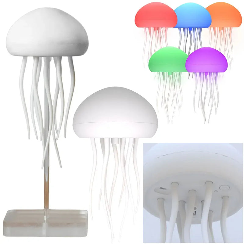 Jellyfish LED Ambient Lamp – Voice-Controlled Color-Changing Mood Light