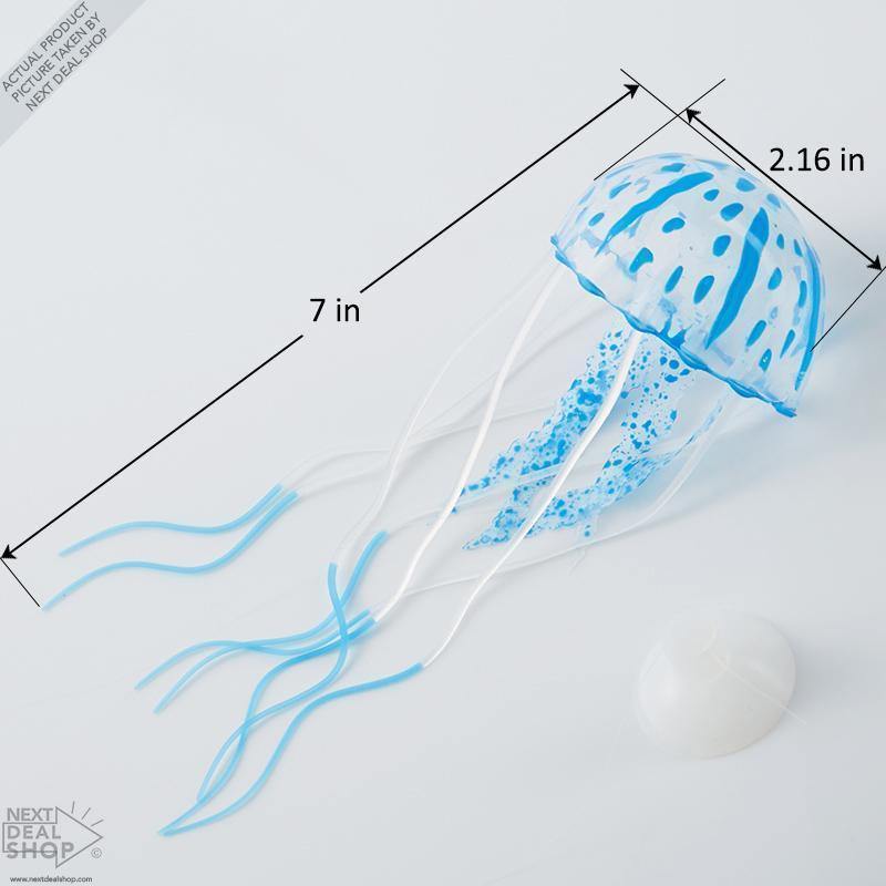 Leuchtende Quallen-Aquariumdekorationen – 5er-Set | Realistisch, sicher und magisch
